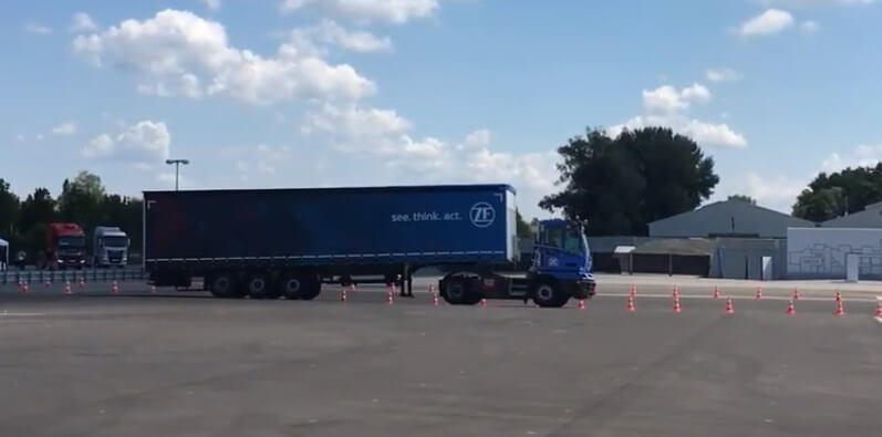 Новая технология ZF для автономных грузовиков